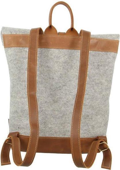 Actual product image Dorothee Lehnen Sac à dos, 38 x 40 x 11 cm, gris chiné