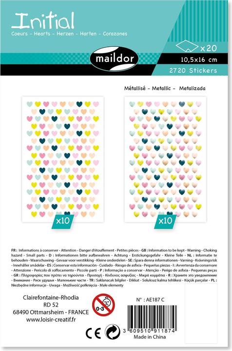 Maildor Sticker, Initial