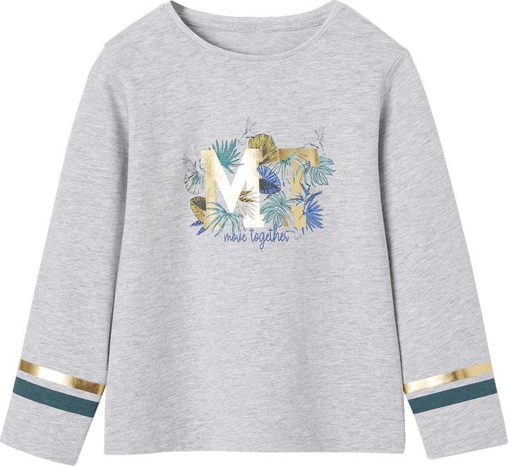 Vertbaudet Mädchen Sport-Shirt mit tropischem Print Oeko-Tex