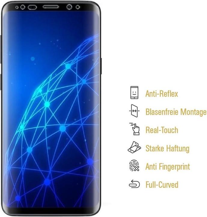 Actual product image Protectorking 3x premium matt anti-reflective screen protector (3 Piece, Samsung Galaxy S9+)