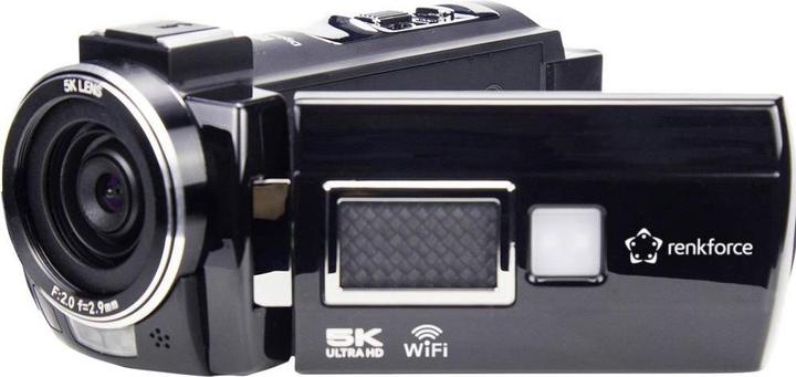 Image du produit Renkforce RF-DV-200 Camcorder 5K 7.6 cm 3 Zoll 8 Megapixel Schwarz