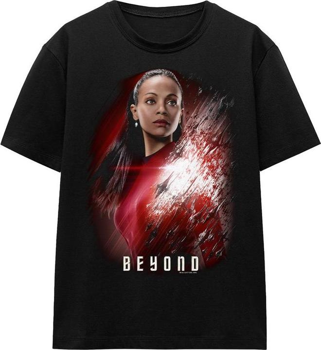 Actual product image Star Trek Beyond Unisex Adult Uhura Poster T-Shirt (XL)