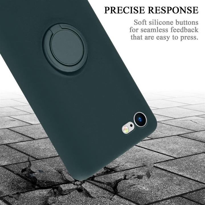 Productafbeelding Cadorabo TPU Vloeibare Ring Silicone Hoesje (Apple iPhone 7, Apple iPhone SE (2e generatie))