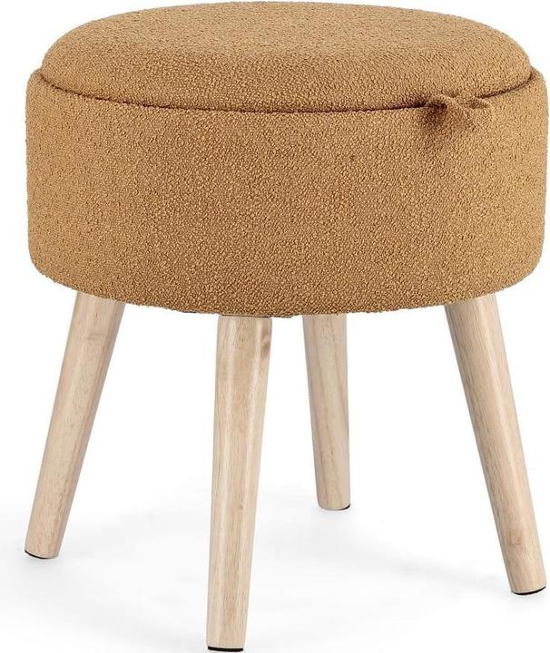 Actual product image Bizzotto Stool Zoya yellow