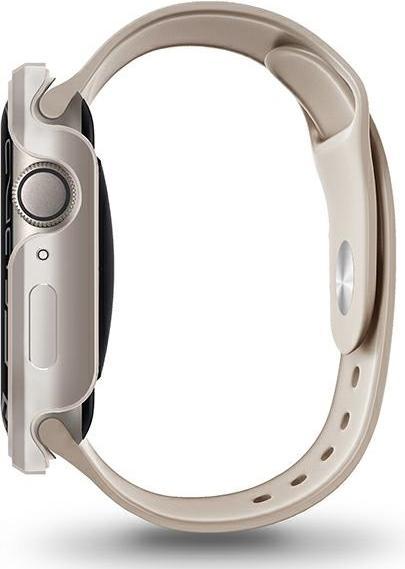 Produktbild Uniq Apple 4/5/6/7/SE Smart Watch Armband, Sandfarben, 44/45 mm