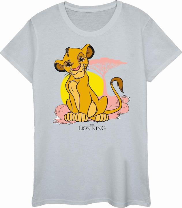 Actual product image Disney Womens/Ladies The Lion King Simba Pastel Cotton T-Shirt (L)