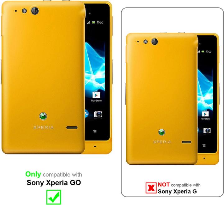 Produktbild Cadorabo TPU X-Line Cover (Sony Xperia Go ST27i)
