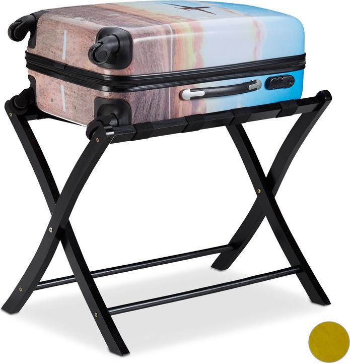 Actual product image Relaxdays Folding Luggage Rack (Suitcase rack)