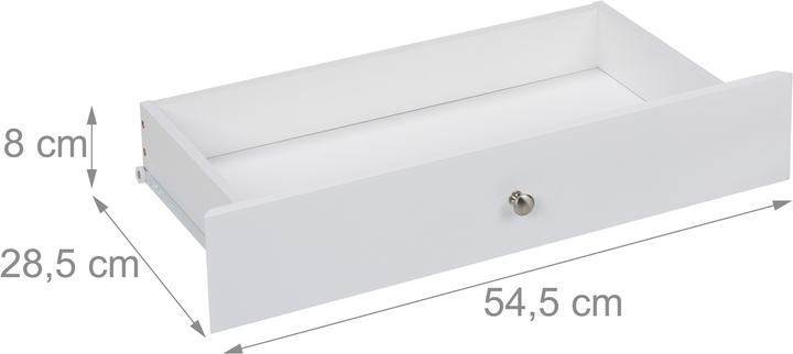 Image du produit Relaxdays Bureau d'angle, blanc (107 x 72 x 76 cm)
