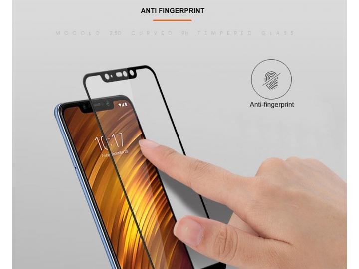 Actual product image Screenguard Xiaomi POCOPHONE F1 Full Screen Protective Glass Film 2.5D 9H (1 Piece, Xiaomi Pocophone F1)