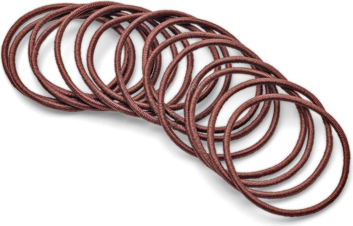 Immagine prodotto DailyGo Cravatta per capelli senza chiusura in metallo marrone sottile (Elastico per capelli)