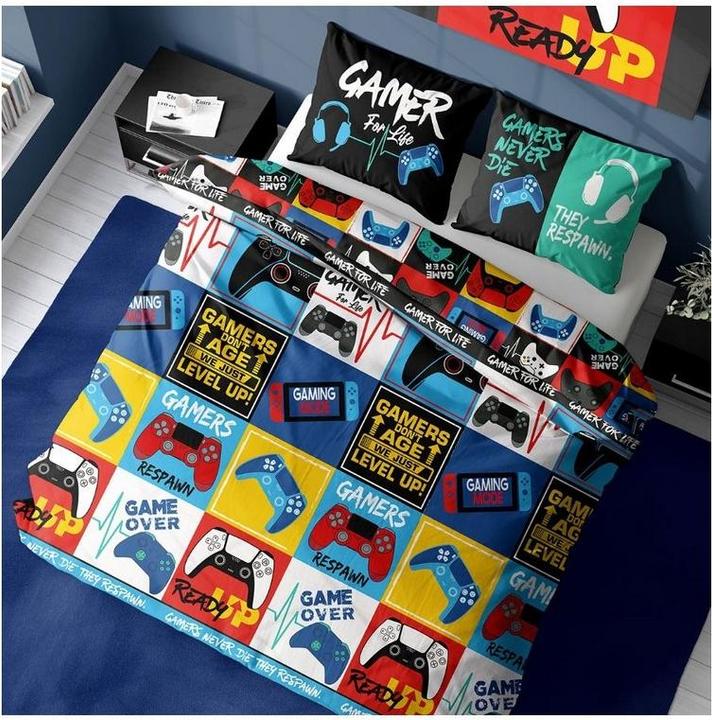 Actual product image Generic Gamer For Life bed linen set