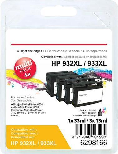 Produktbild Office Depot Tintenpatrone Kompatibel HP 932XL, 933XL C2P42AE (M, BK, Y, C)