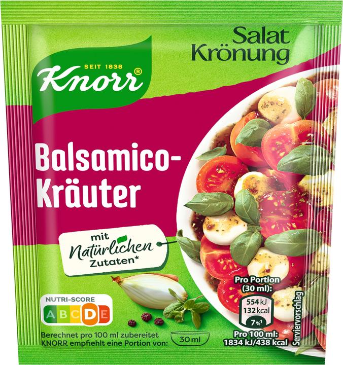 Immagine prodotto Knorr Salad Crème Balsamic Herb Dressing confezione da 5 pezzi da 450 ml (11 g)
