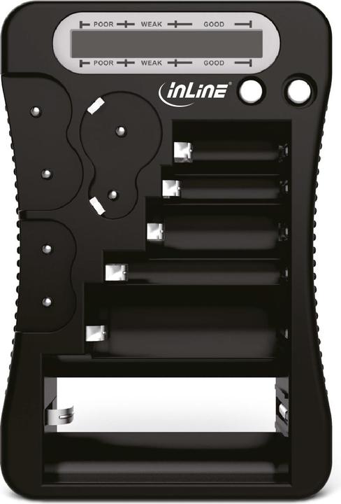 InLine Batterietester mit LCD-Anzeige