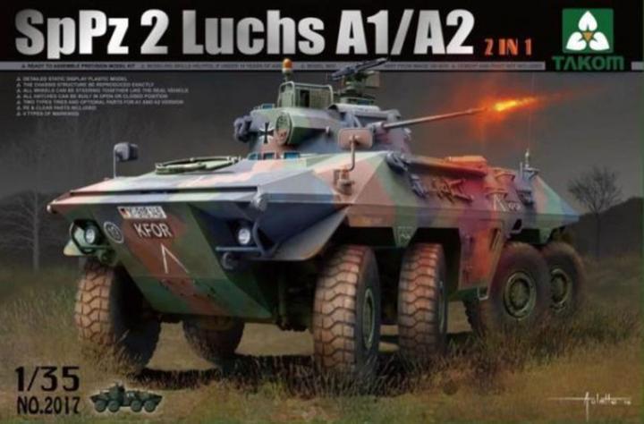 Image du produit Takom Bundeswehr SpPz 2 Luchs A1/A2 2 en 1