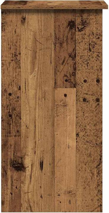 Actual product image VidaXL Desk with shelf in reclaimed wood look 84x40x78cm wood-based office desk