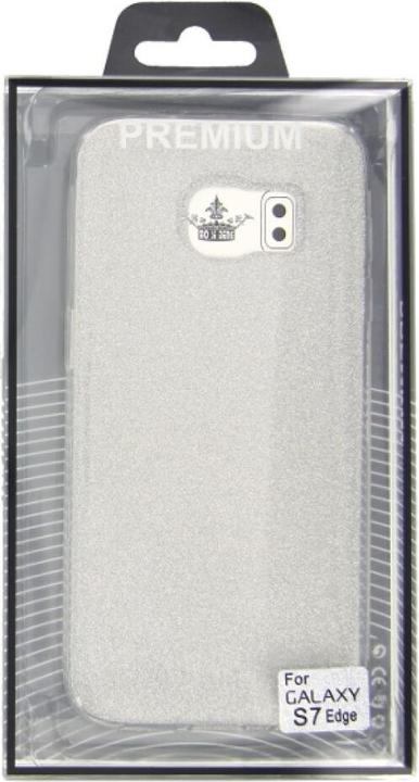 Produktbild OEM TPU Case Glitter Samsung Galaxy S7 Edge silber (Samsung Galaxy S7 Edge)