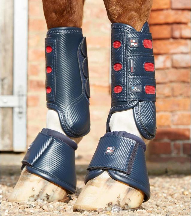 Actual product image Premier Equine front gaiters for horses carbon tech air cooed