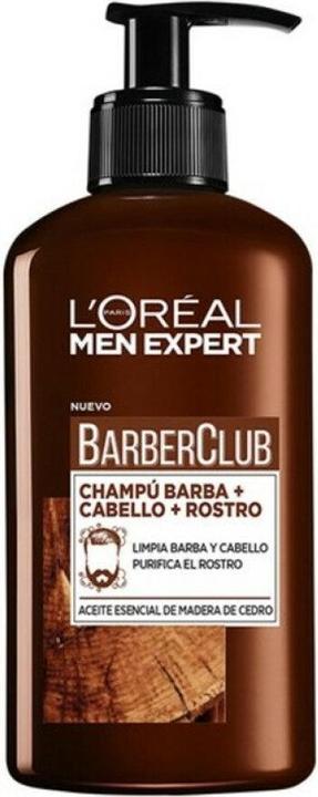 Produktbild L'Oréal Paris MEN EXPERT BARBER CLUB champú barba-rostro-cabello 200 ml (200 ml)