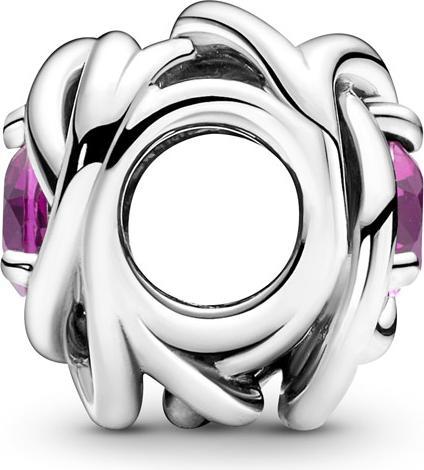 Produktbild Pandora Oktober Geburtsstein Rosafarbener Ewigkeitskreis Charm (Sterling Silber 925)