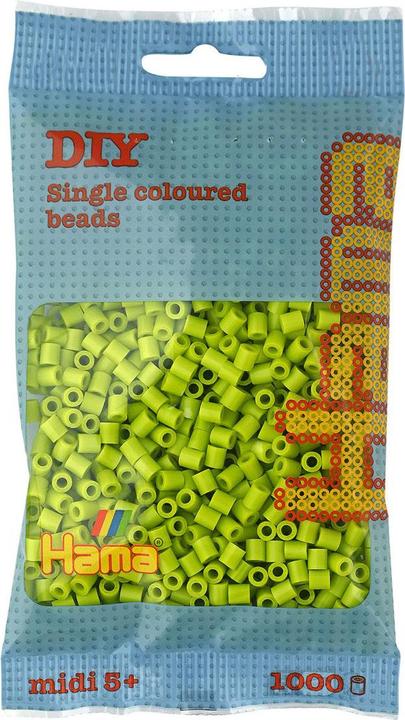 Image du produit Hama Perles à repasser - Lime (104), 1000 pièces.