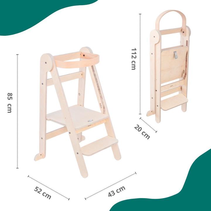 Produktbild MamaToyz Zusammenklappbarer Lernturm
