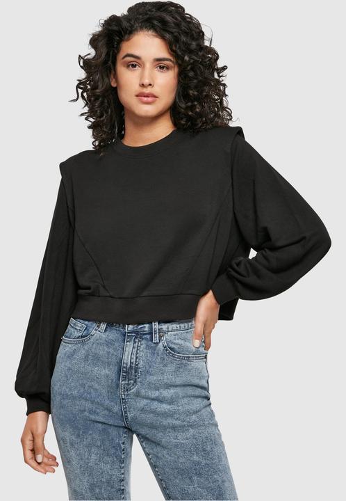 Produktbild Urban Classics Ladies Padded Shoulder Modal Terry Crewneck (L)