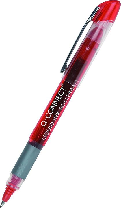 Produktbild Q-Connect Kugelschreiber 0,5 mm (Linie), rot (Rot)
