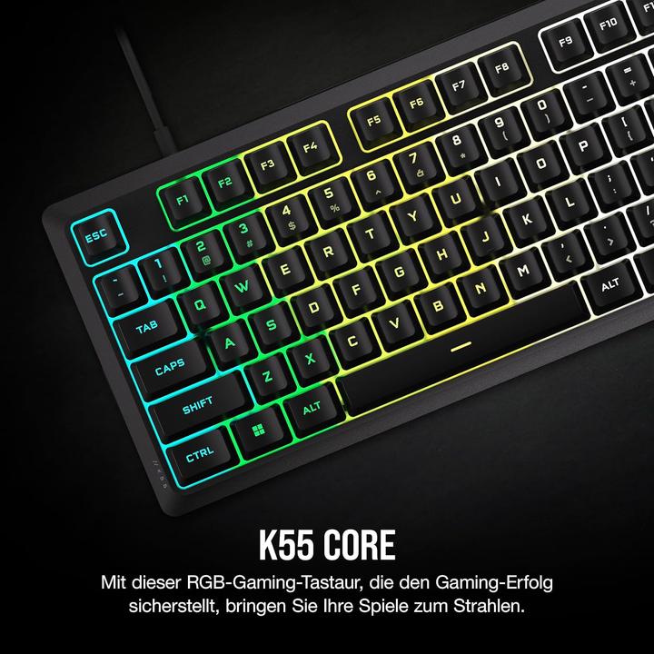 Immagine prodotto Corsair K55 Core RGB (DE, Cablato)