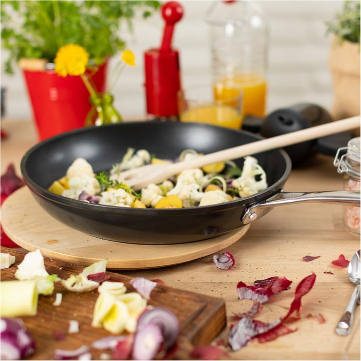 Actual product image Kuhn Rikon Easy Pro (28 cm, Frying pan, Aluminium, Stainless steel)