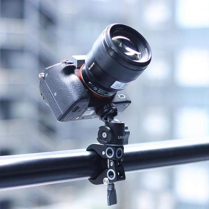 Actual product image Ulanzi Super Clamp Crab Rod Clip (Metal) (Screws, Mounting bracket)