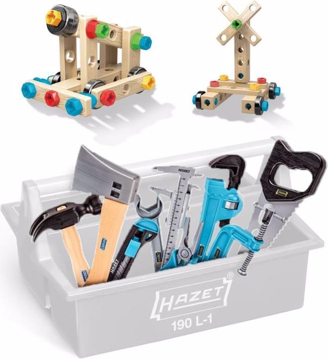Image du produit HAZET Jeu d'outils-jouets JUNIORTOOL1 ∙ Nombre d'outils : 61