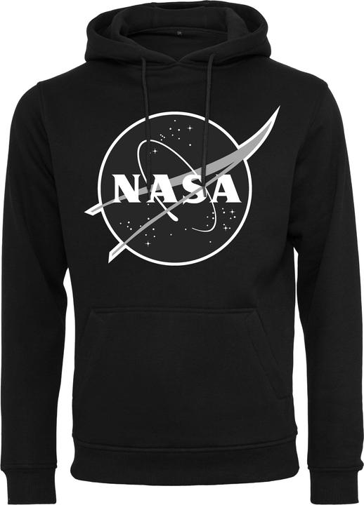 Mister Tee NASA Black-and-White Insignia Hoody (XS)