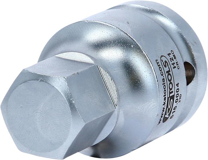 Actual product image KS Tools 3/4" power bit socket nut hexagonal socket (21 mm)