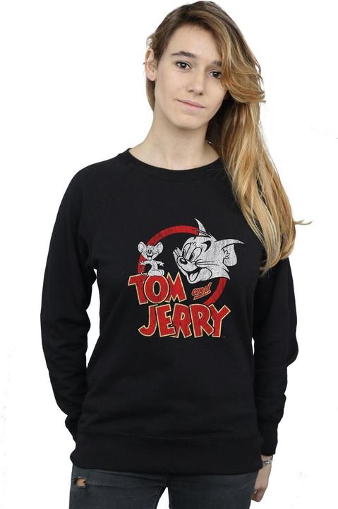 Image du produit Tom & Jerry - Sweat DISTRESSED LOGO - Femme (M)