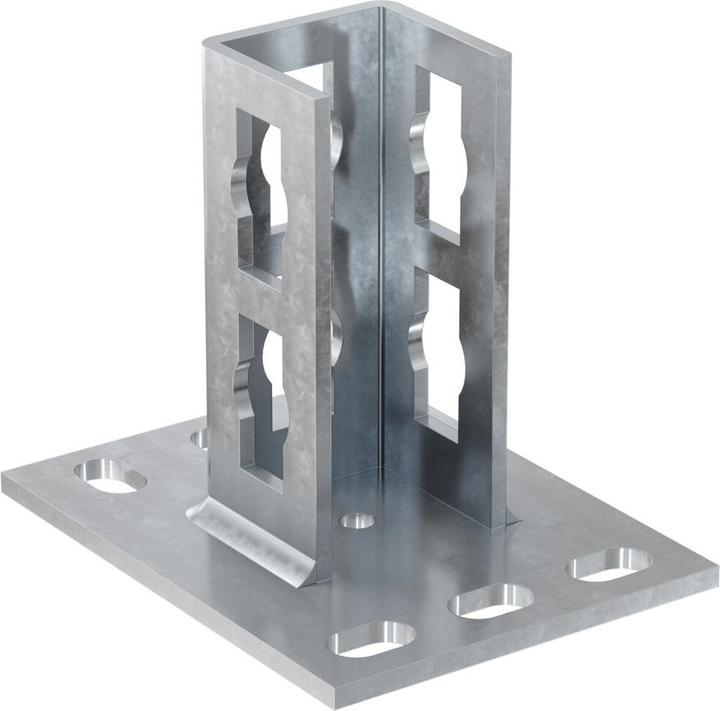 Fischer FIS 533740 Flangia a sella PSF 41 (Vari)