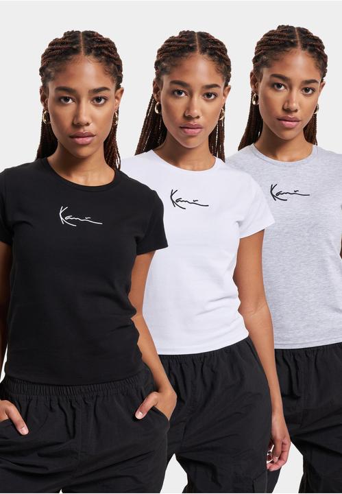 Produktbild Karl Kani KW234-057-4 Small Signature 3-Pack Essential Tight Tee - 126907 (S)