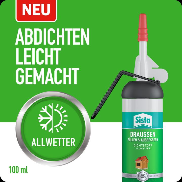 Actual product image Sista Indoor sealing + repairing transparent (0.18 kg, Transparent, 100 ml)