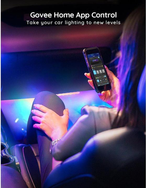 Actual product image Govee Car interior lighting