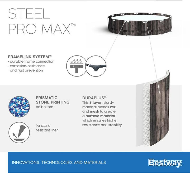 Actual product image Bestway Steel Pro Max (Ø 366 x 100 cm)