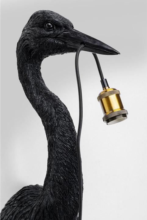 Actual product image Kare Design Wall lamp Animal Heron Black 26x62cm (E27)