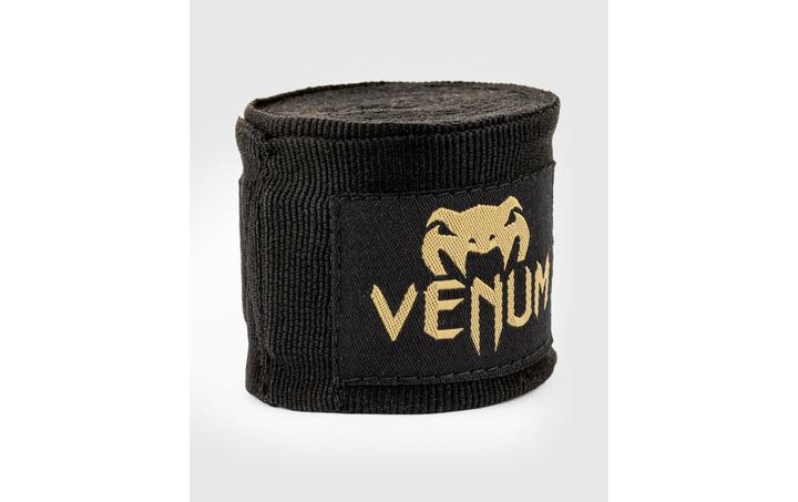 Immagine prodotto Venum Avvolgimenti per pugilato a contatto - 2,5 m - Nero/oro (Taglia unica)