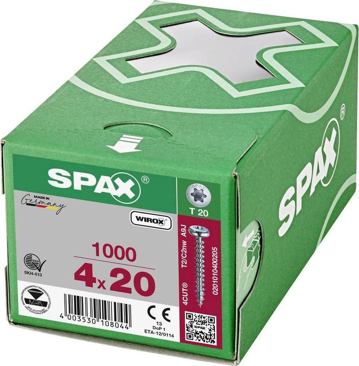 Immagine prodotto Spax Viti per truciolare PH T20 4,0x20 mm (1000 Viti per pezzo)