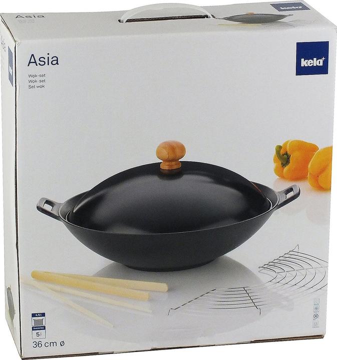 Immagine prodotto Kela Asia Wok (36 cm, Wok, Ghisa)