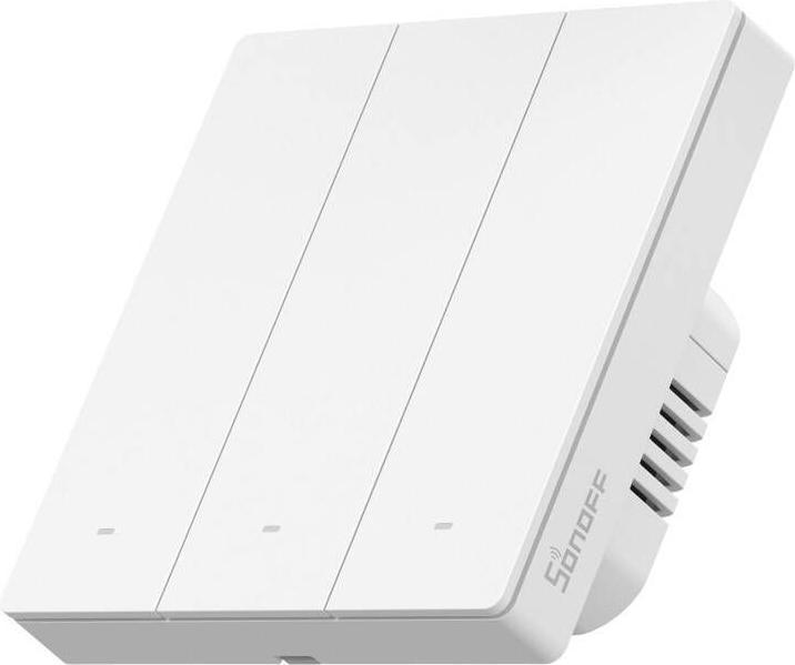 Actual product image Sonoff WiFi light switch M5-3C-86, 3-gang, 230 V, 6A