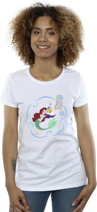 Immagine prodotto Disney The Little Mermaid Reading A Book Maglietta Donna (L)