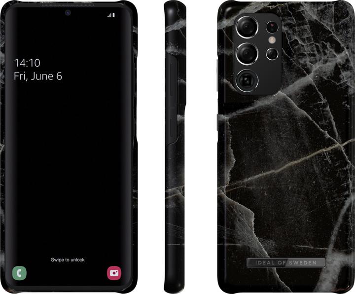 Immagine prodotto iDeal Of Sweden Designer Copertina rigida in marmo nero Thunder (Samsung Galaxy S21 Ultra)