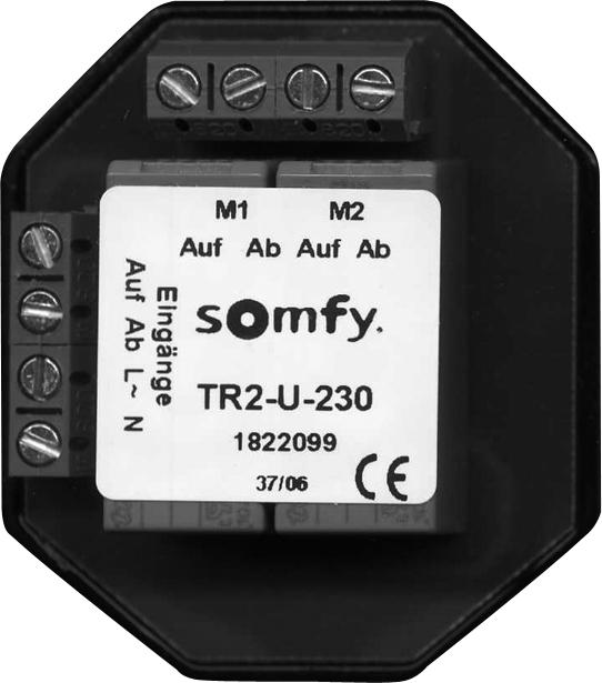 Produktbild somfy Trennrelais TR2-U-230 Up f. Zwei Antriebe Trennrelais Jalousie 3660849545444