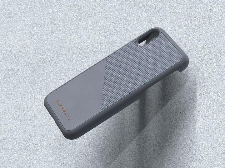 Actual product image Nordic Elements Original Helium - Iphone Xr Case with Real Maple Wood (Medium Gray) (Apple iPhone XR)